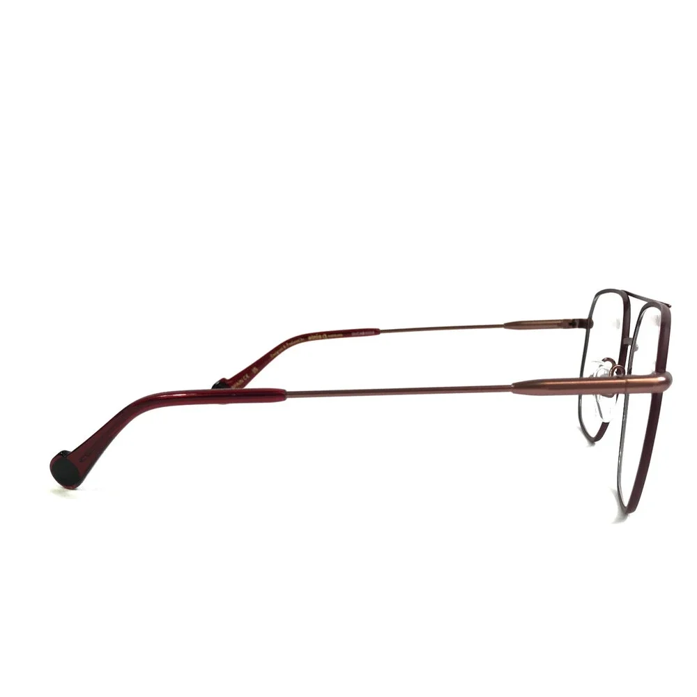 Etnia Barcelona Eyeglasses Frames ADYTON BXRG Bordeaux Rose Gold 55-16-140